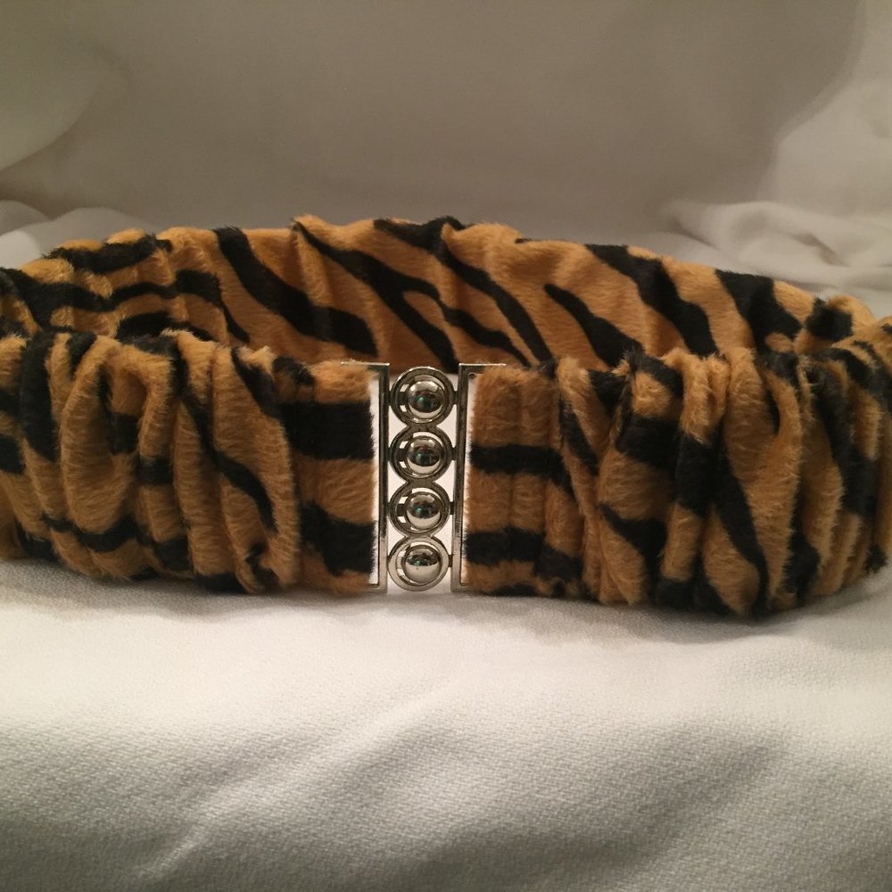 tiger print belt
